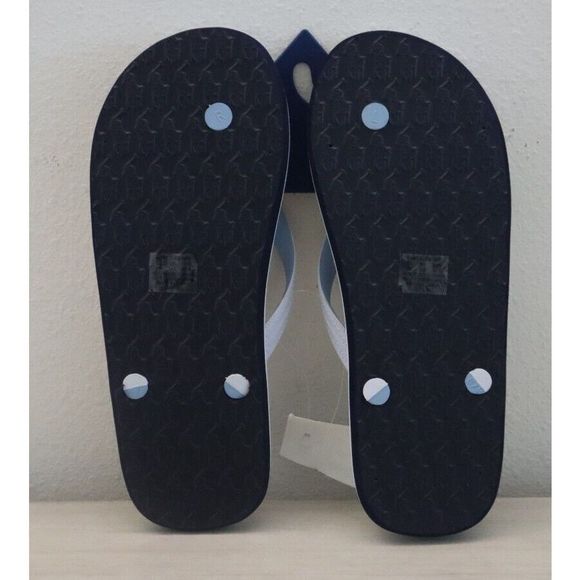 Polo Ralph Lauren Women's Sz 9 White/Allover Pony Print Flip Flops - Picture 5 of 6